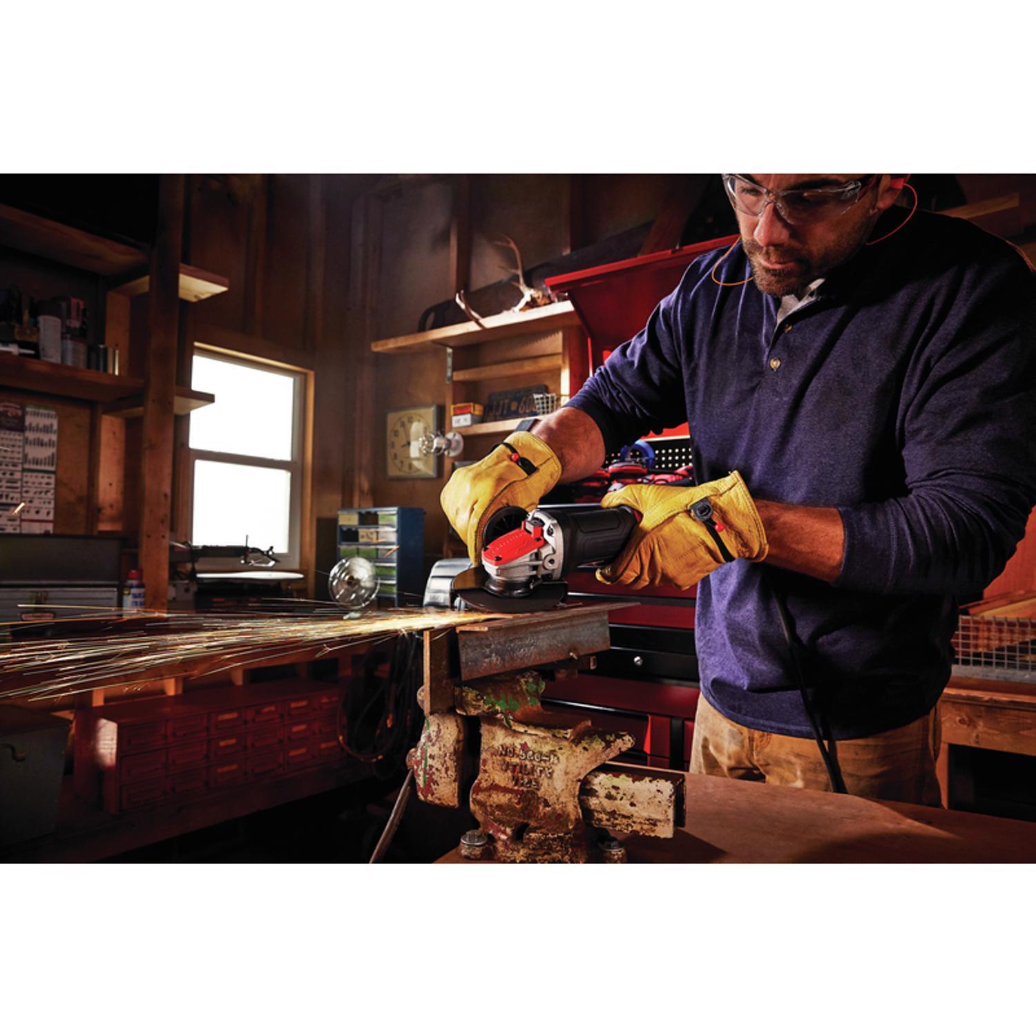 CRAFTSMAN 7.5 amps Corded 4-1/2 in. Small Angle Grinder