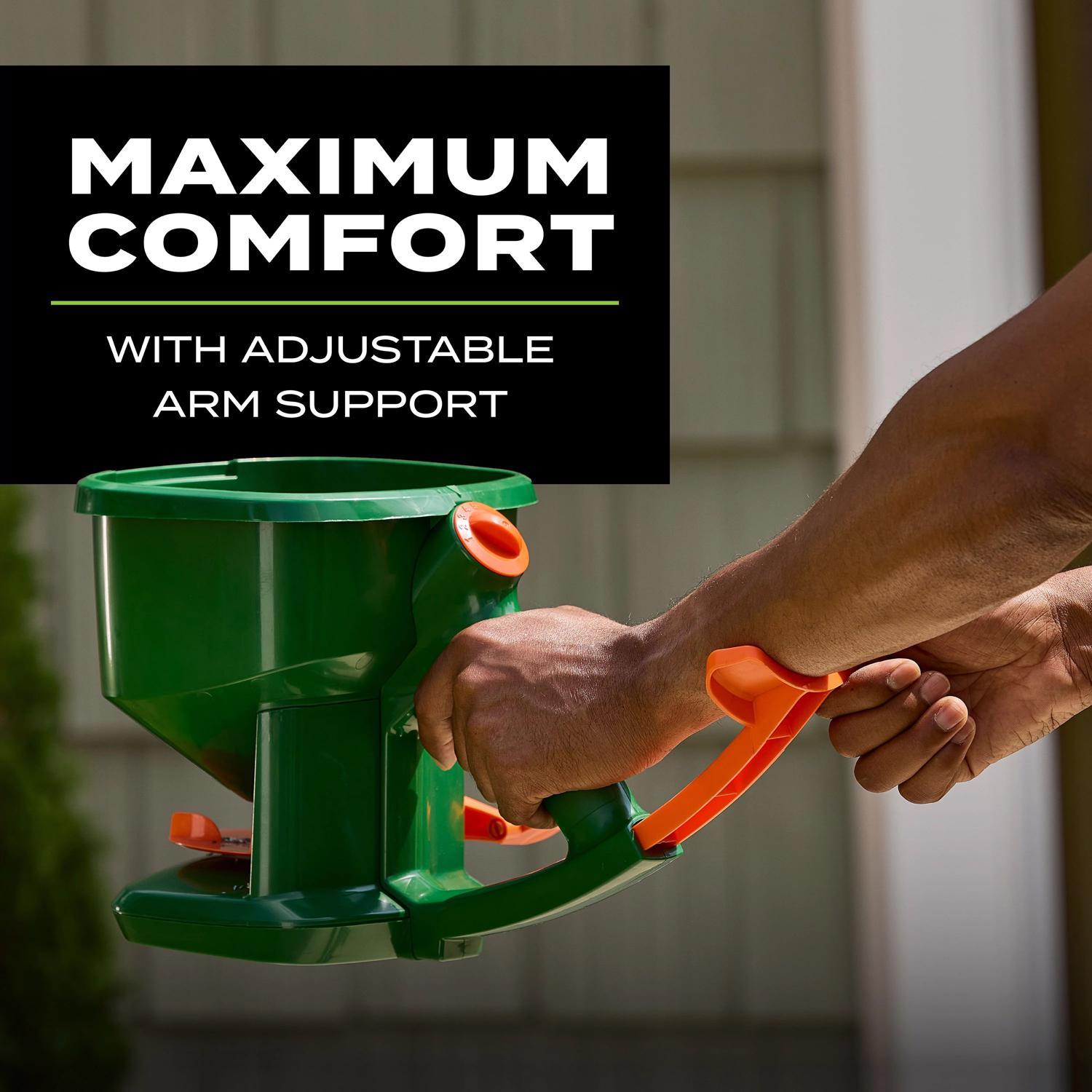 Scotts Whirl Handheld Spreader For Fertilizer/Ice Melt/Seed