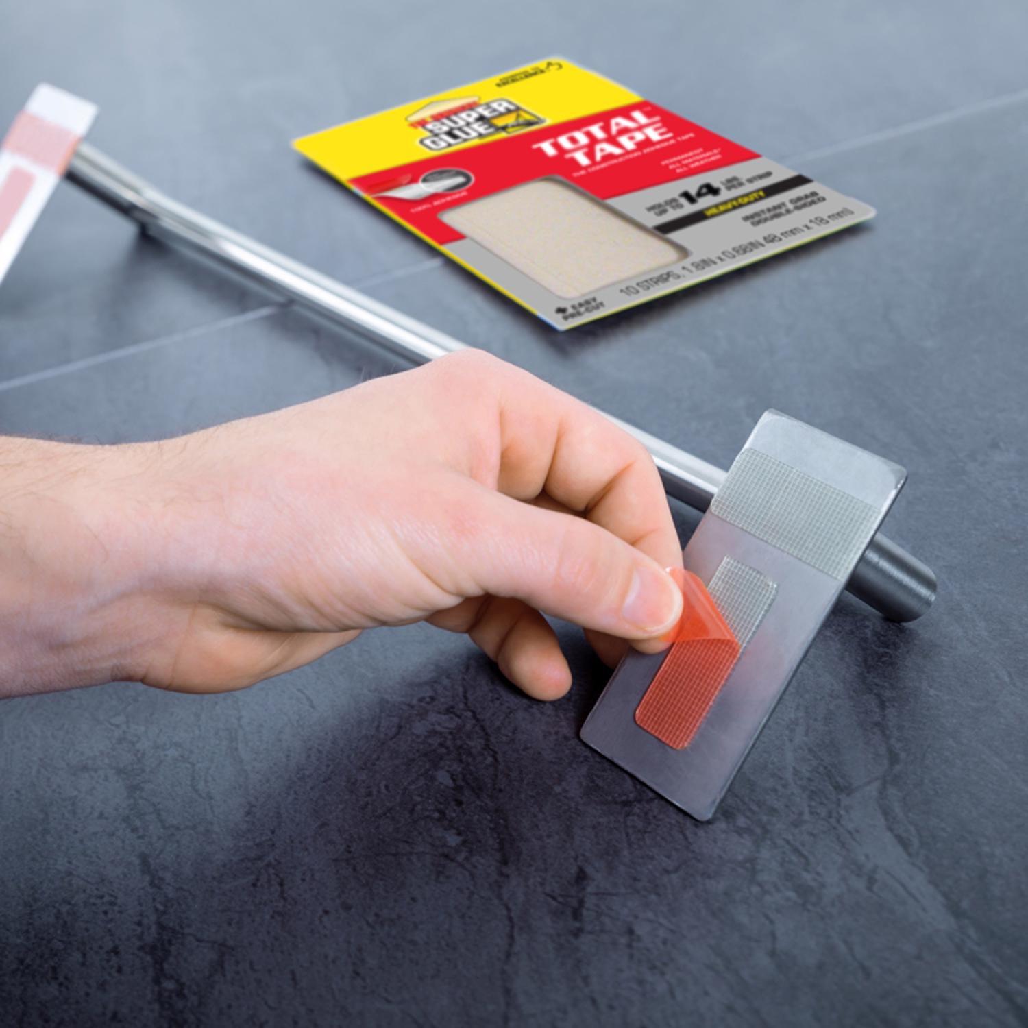 The Original Super Glue Super Strong 1.8 in. L X 0.68 in. W Double-Sided Mounting Strips