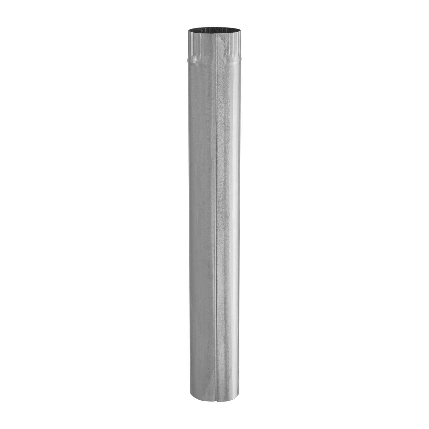 Imperial 3 in. D X 24 in. L Galvanized Steel Furnace Pipe