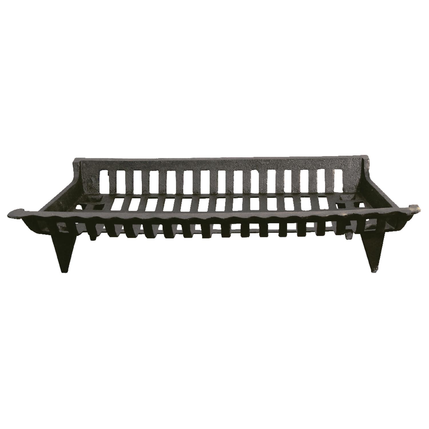 Open Hearth Black Cast Iron Fireplace Grate