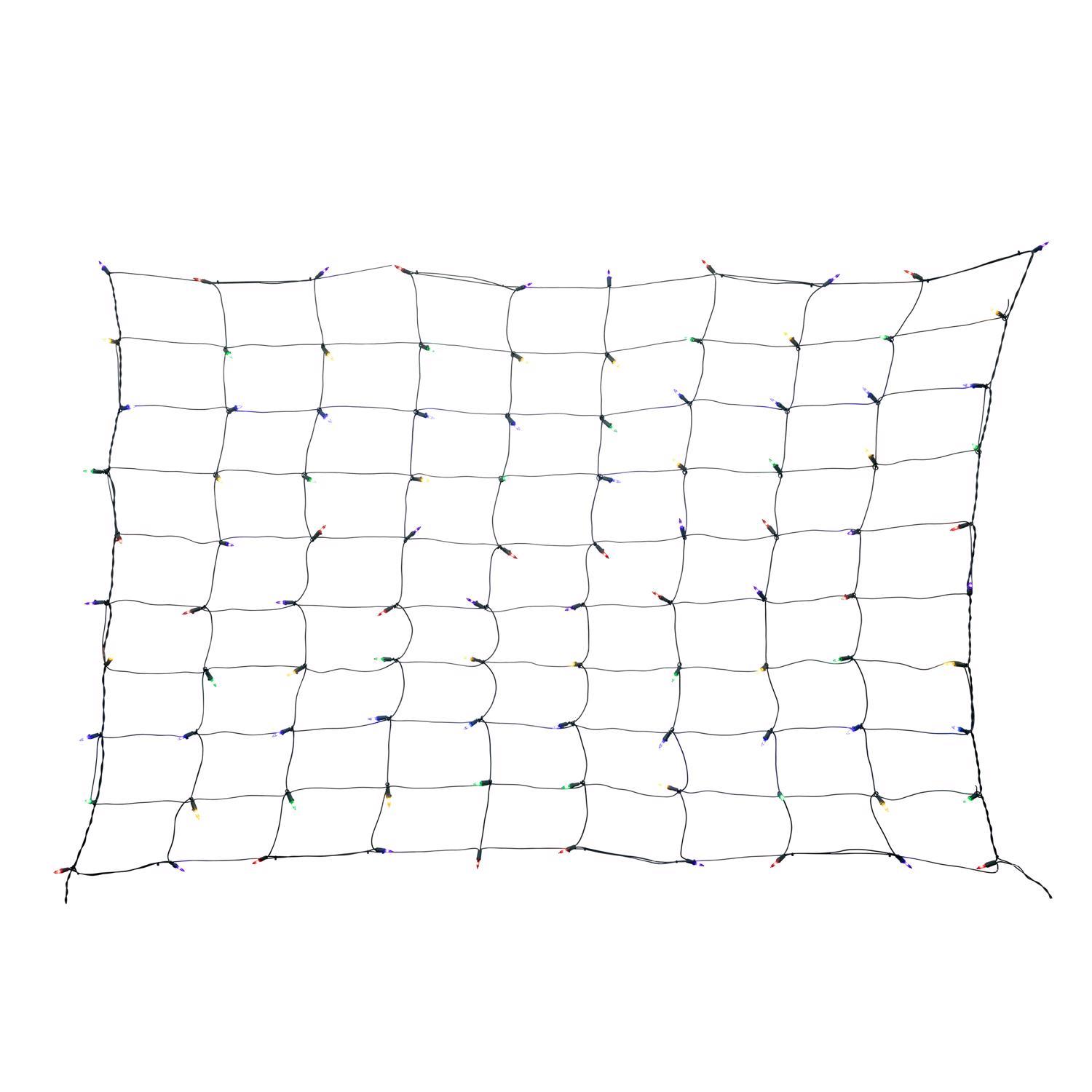 Celebrations Classic LED T5 Multicolored 100 ct Net Christmas Lights 4 ft.