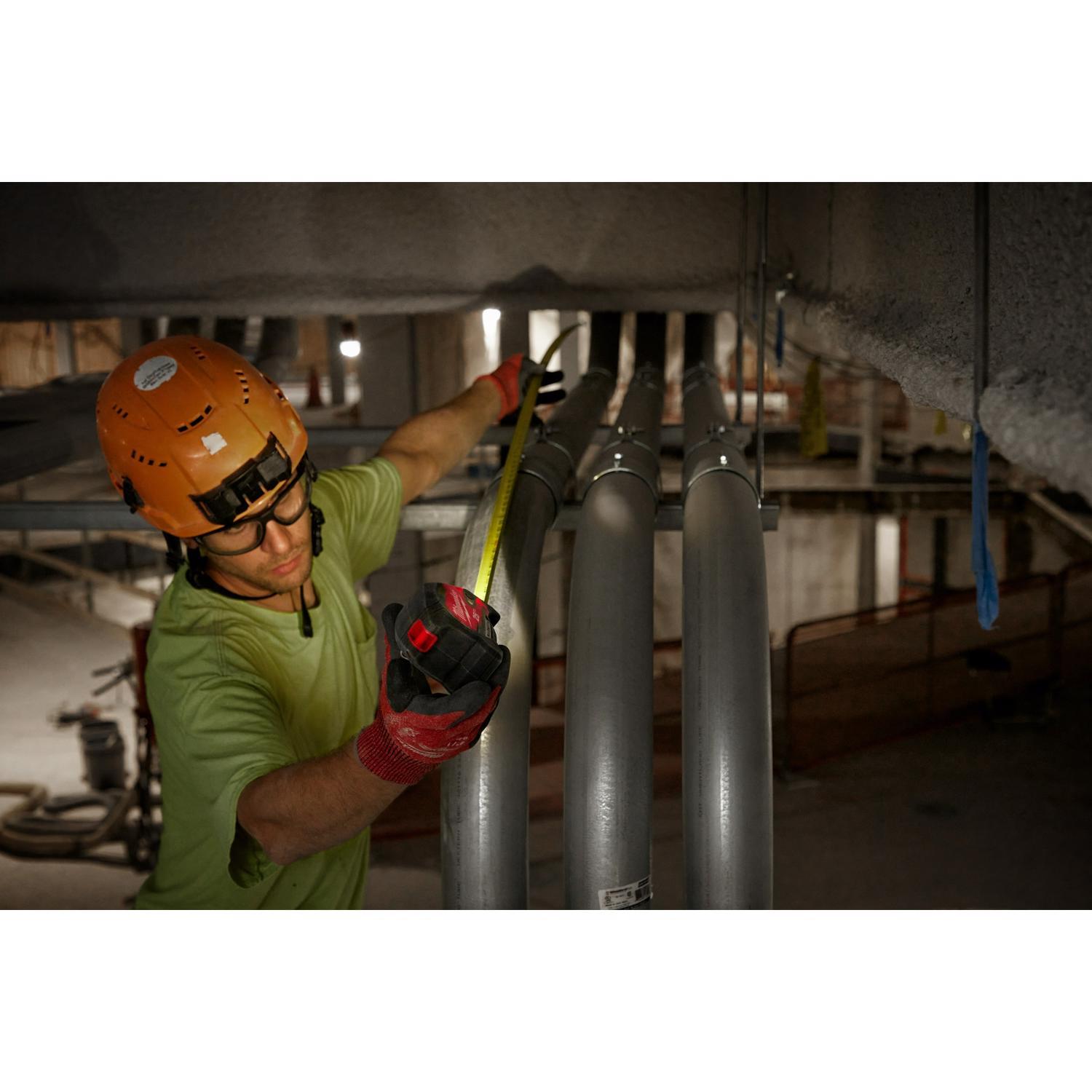 Milwaukee 25 ft. L X 1-1/16 in. W Compact Wide Blade with LED Light Magnetic Tape Measure 1 pk