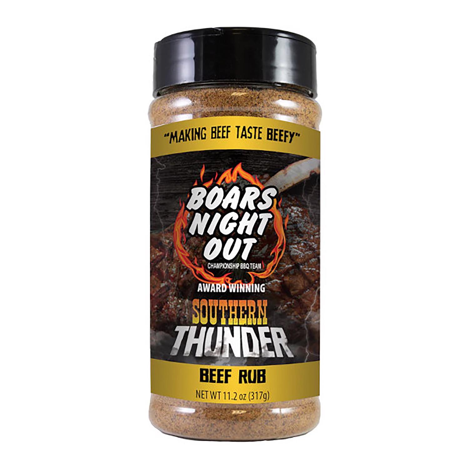 Boars Night Out Southern Thunder Bar-B-Q Rub/Seasoning 11.2 oz