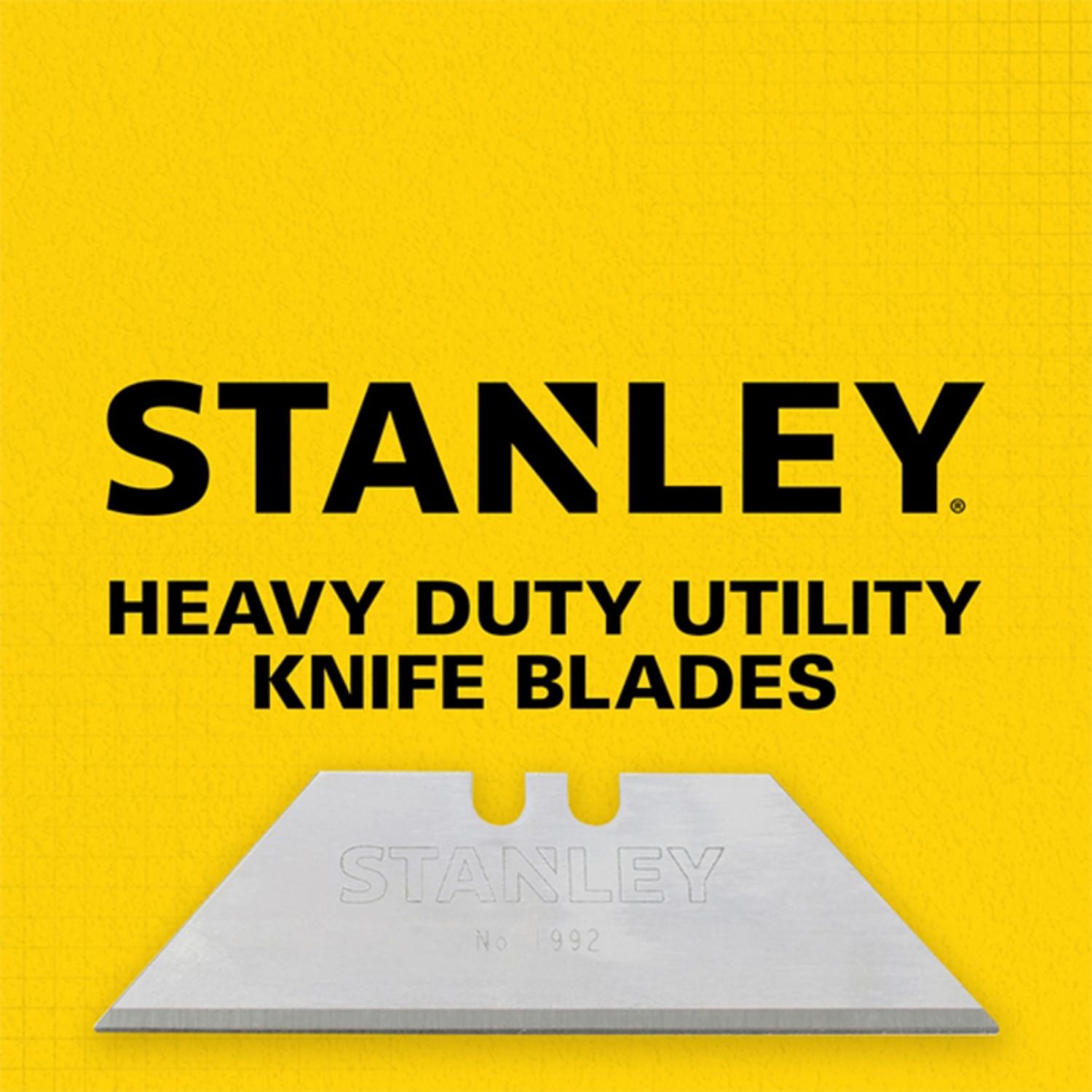 Stanley Steel Heavy Duty Blade Dispenser with Blades 2-7/16 in. L 50 pc