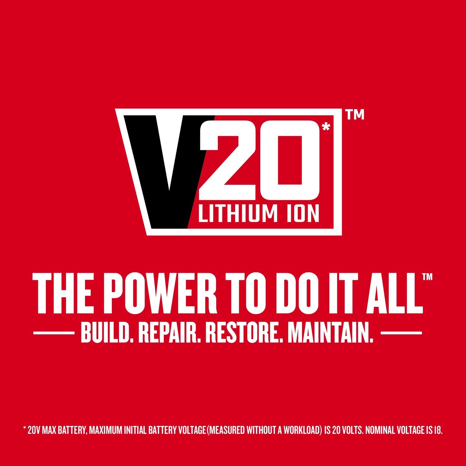 Craftsman V20 CMCB104 20 V Lithium-Ion Battery Rapid Charger 1 pc