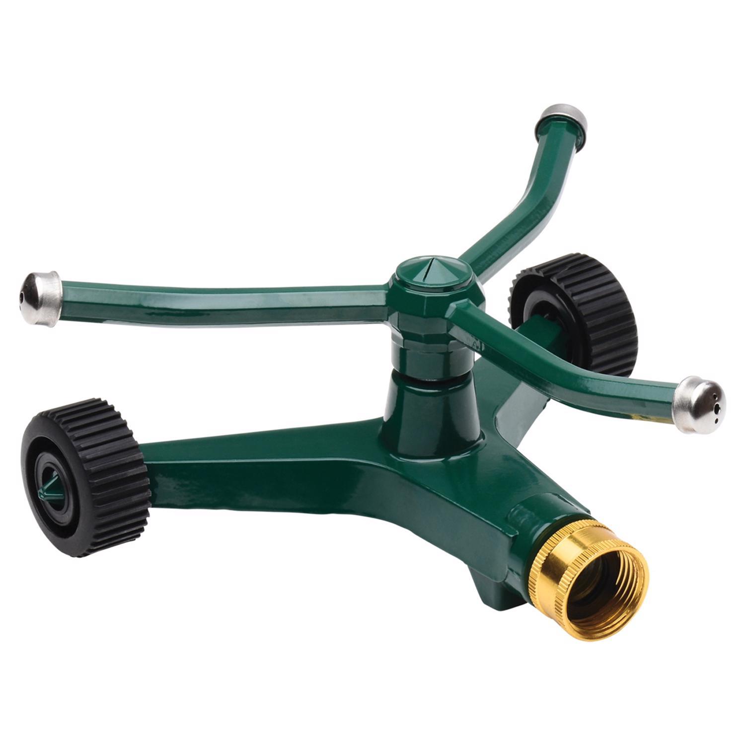 Ace Metal Wheeled Base Rotating Sprinkler 1600 sq ft 1 pk