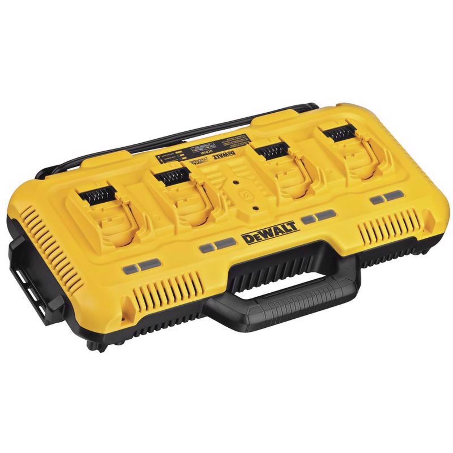 DeWalt 20V MAX DCB104 20 V Lithium-Ion 4-Port Fast Charger 1 pc
