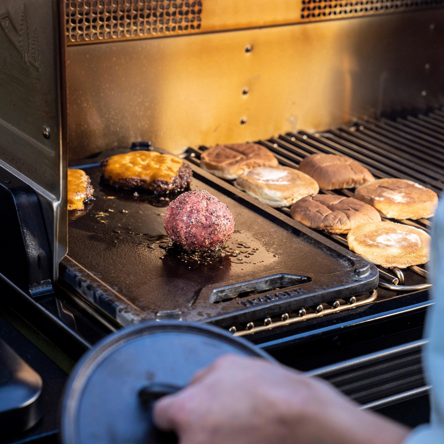 Traeger Cast Iron Griddle 18.2 in. L X 11 in. W 1 pk Stine Home