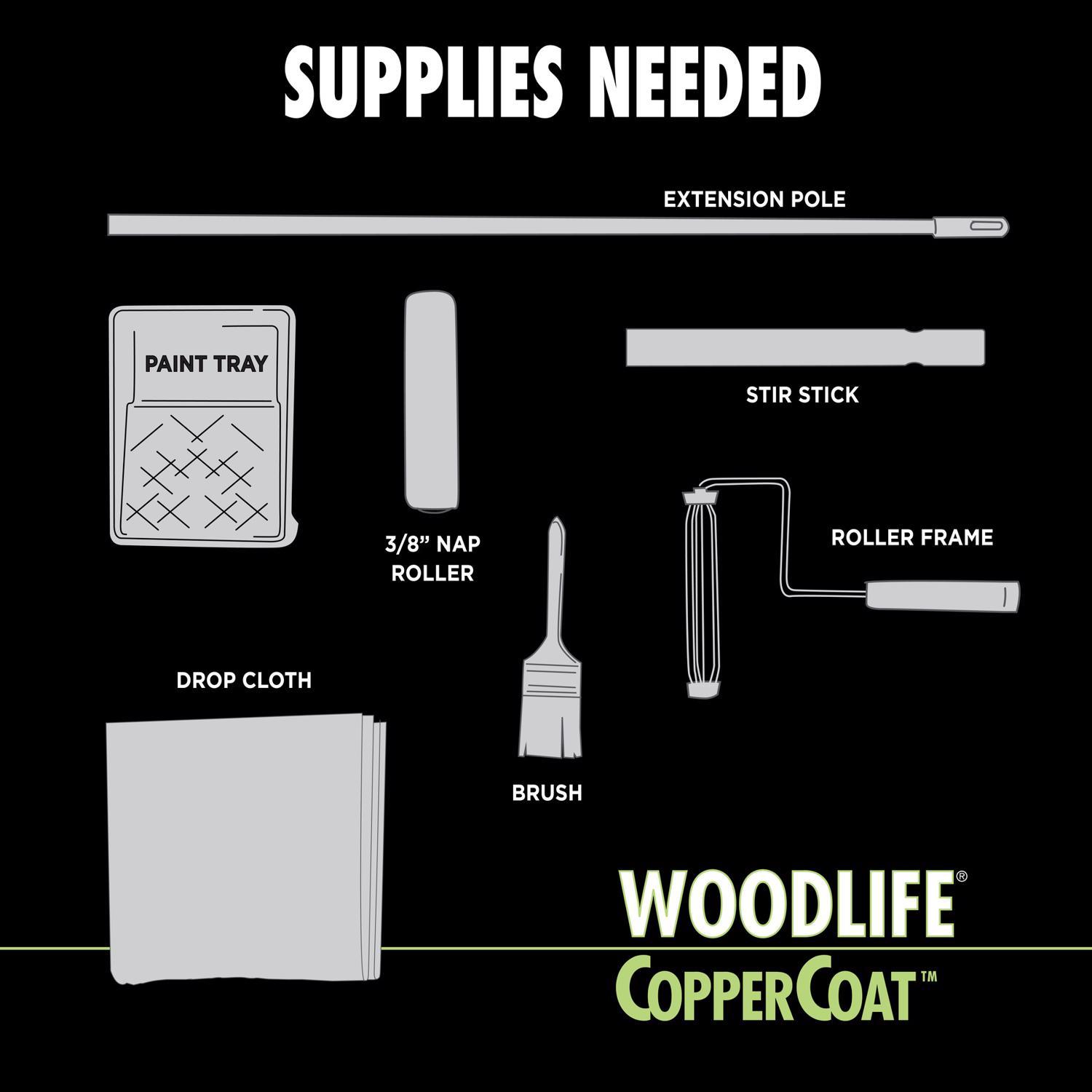 Woodlife Coppercoat Green Water-Based Wood Preservative 0.88 gal