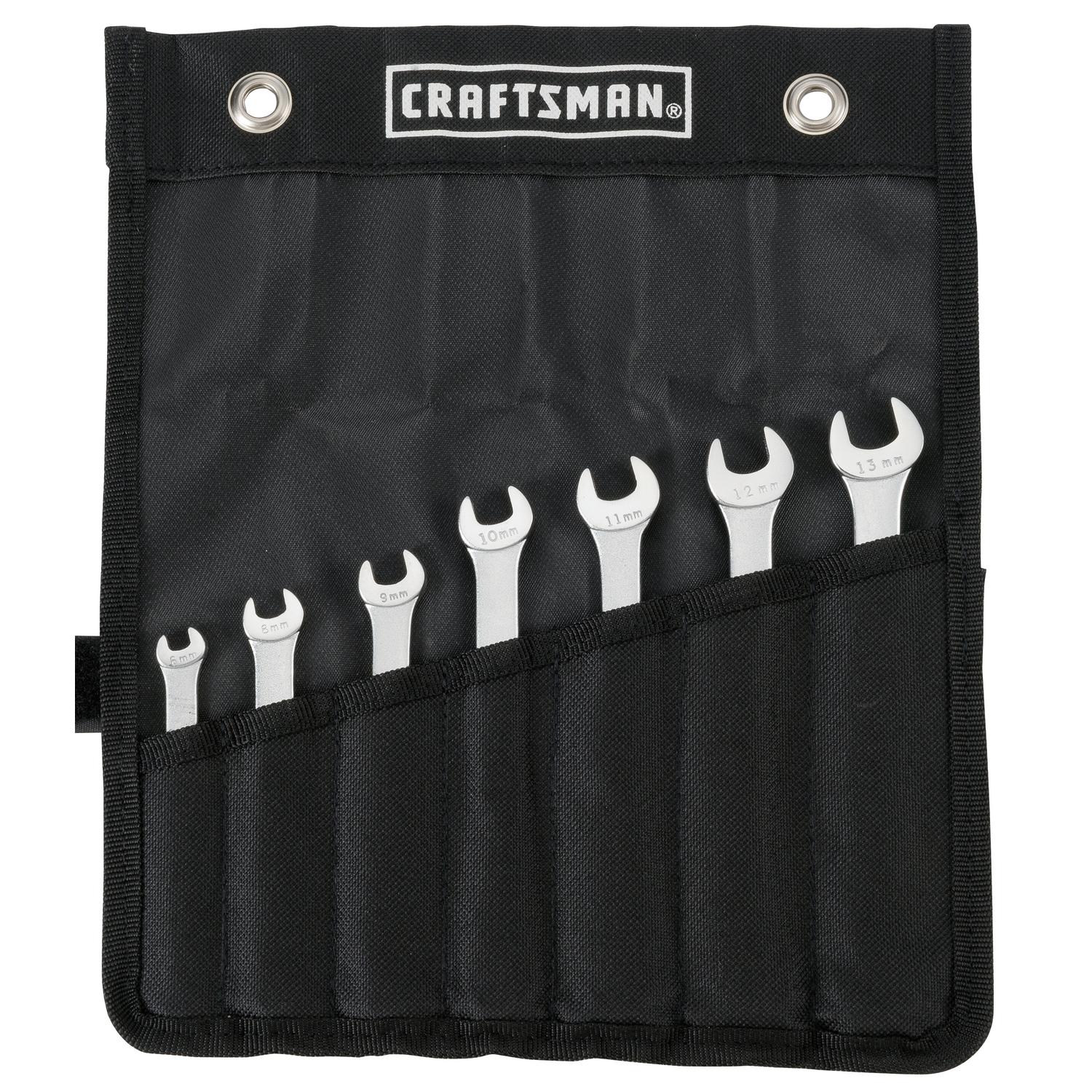 CRAFTSMAN 12 Point Metric Wrench Set 7 pc