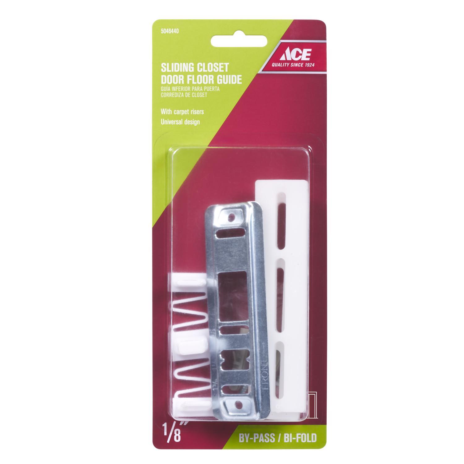 Ace Silver/White Plastic Guide and Riser 1 pc