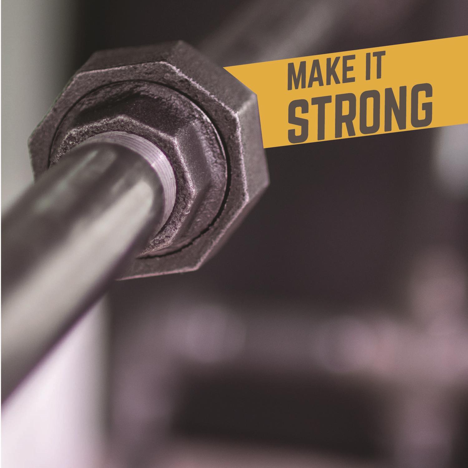 STZ Industries 1/2 in. FIP each X 1/2 in. D FIP Black Malleable Iron Union