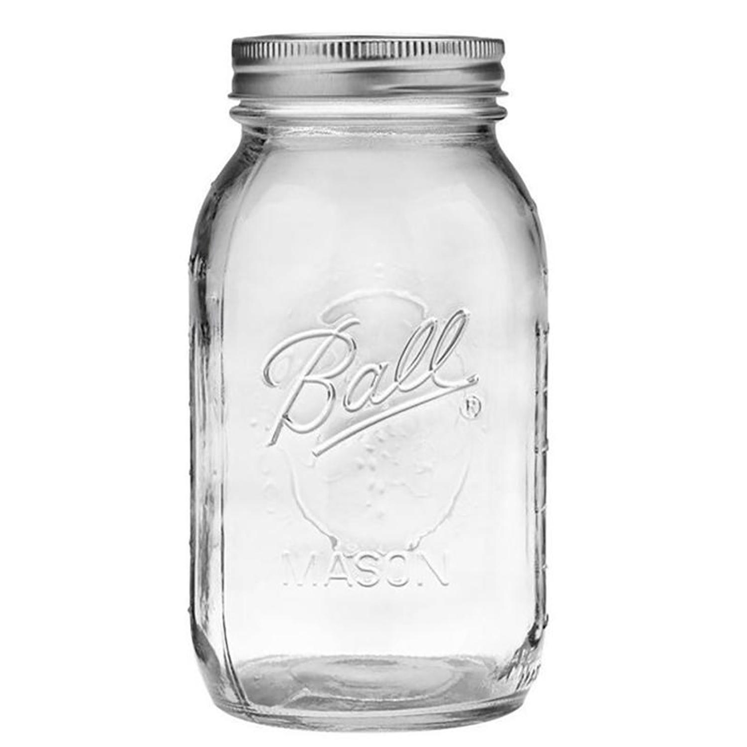 Ball Regular Mouth Mason Jar 32 oz 12 pk
