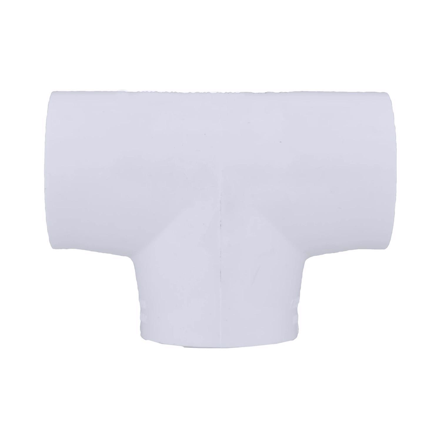 Charlotte Pipe Schedule 40 1/2 in. Slip X 1/2 in. D Slip PVC Tee 10 pk