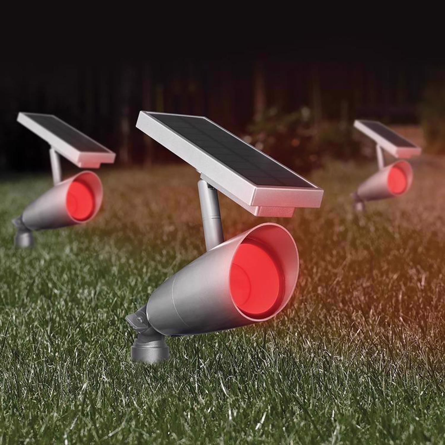 Feit OneSync Dusk to Dawn Solar Powered LED Nickel Spotlight