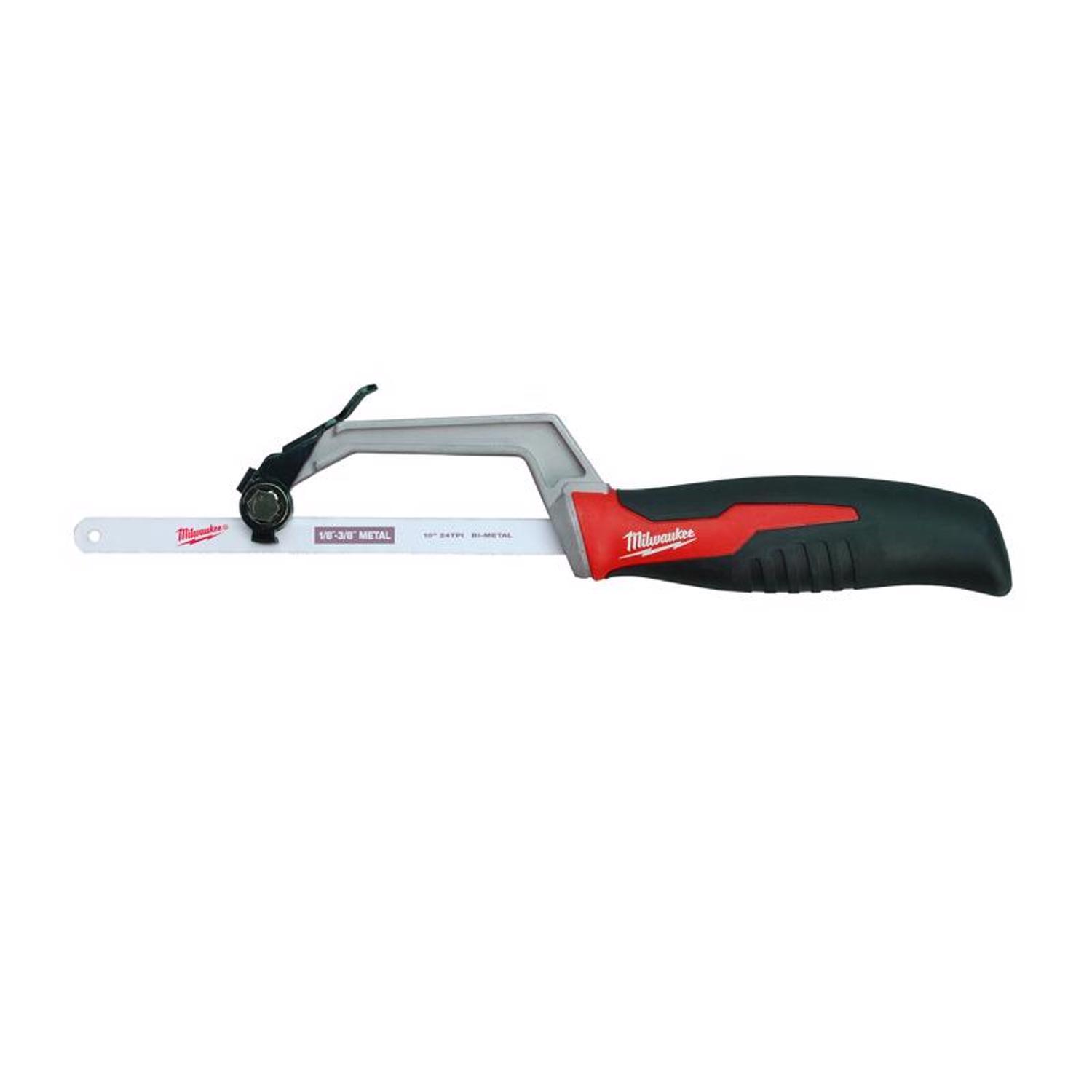 Milwaukee 10 in. Bi-Metal Compact Hacksaw Black/Red 1 pc
