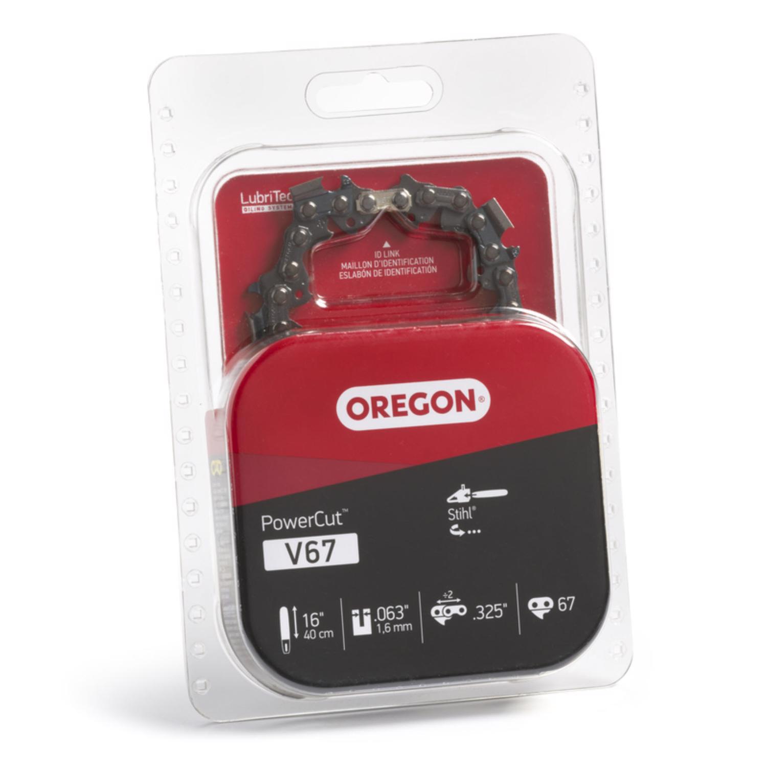 Oregon PowerCut V67 16 in. Chainsaw Chain 67 links
