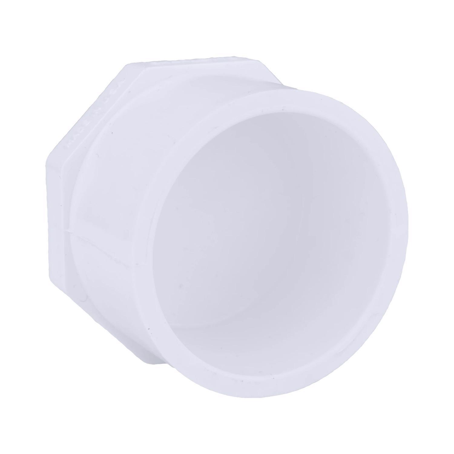 Charlotte Pipe Schedule 40 1-1/4 in. Spigot X 1-1/4 in. D Slip PVC Plug 1 pk
