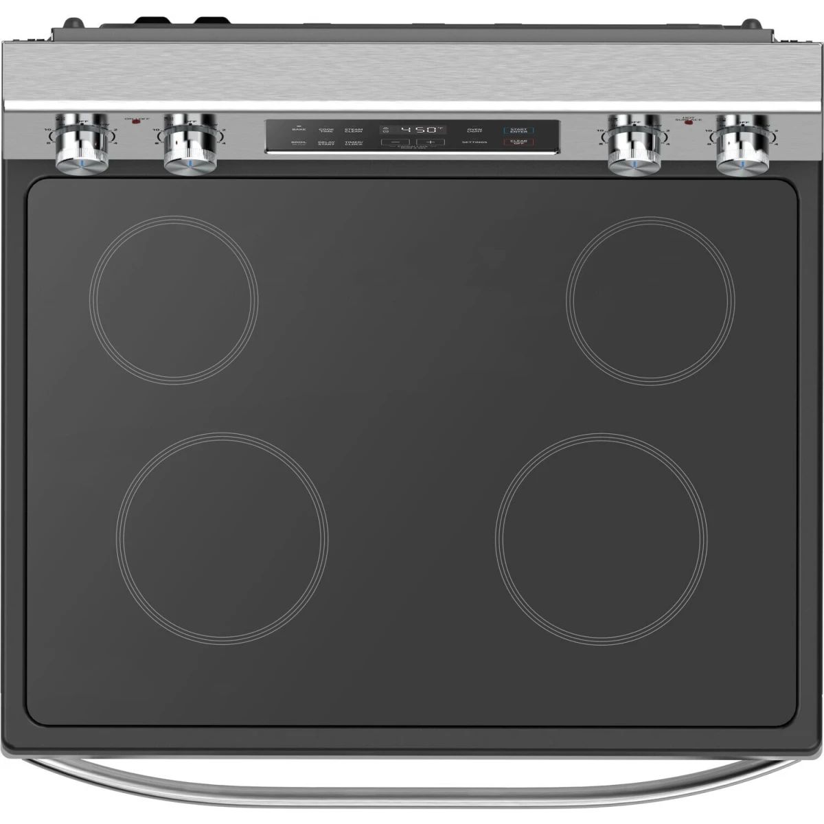 Midea 30 in. Stainless Steel Freestanding Electric Range with 4 Radiant Elements, 6.3 cu. ft
