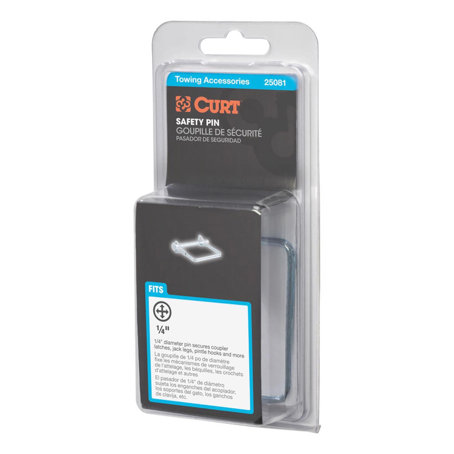 CURT 1/4"D x 2-3/4"L Safety Pin