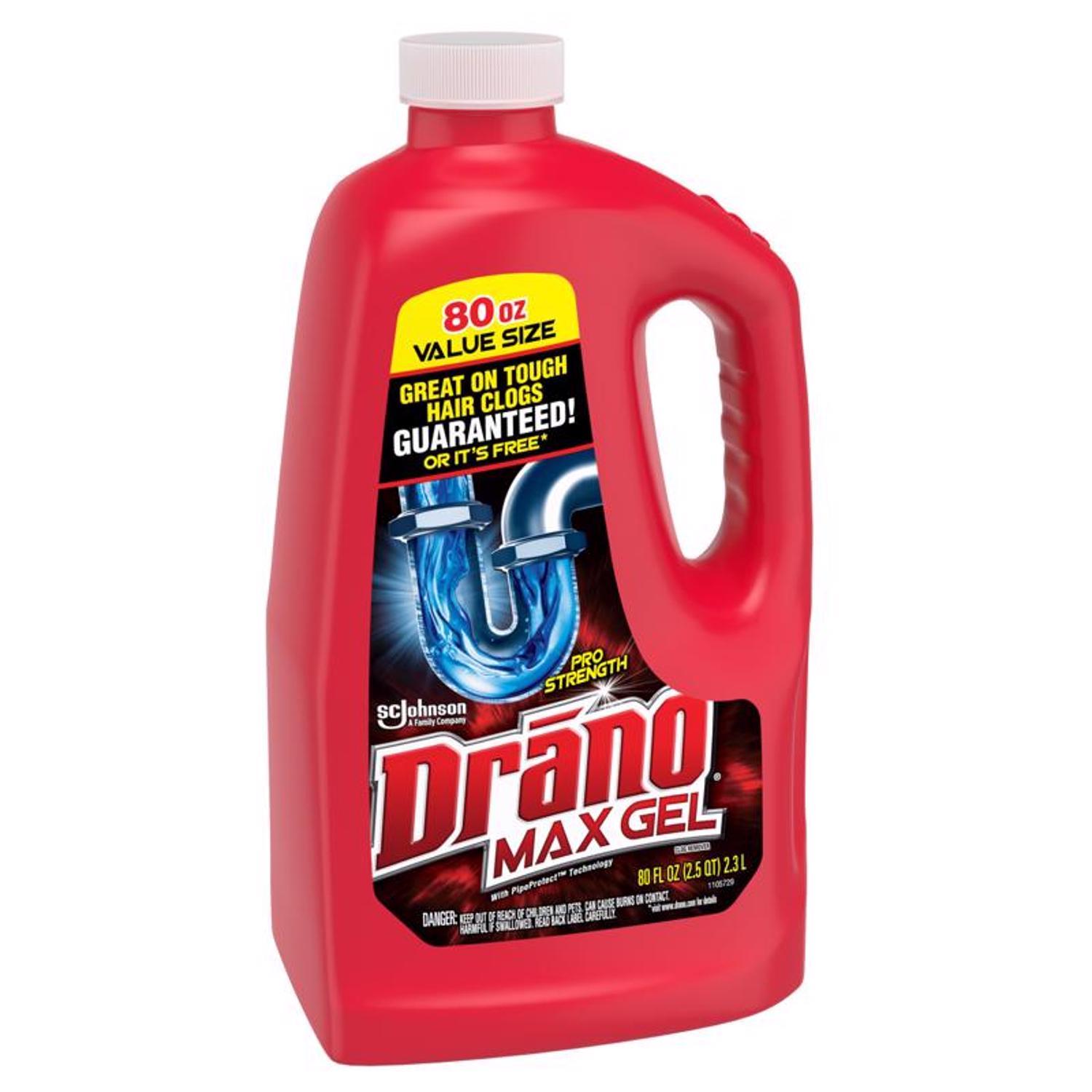Drano Professional Strength Gel Clog Remover 80 oz