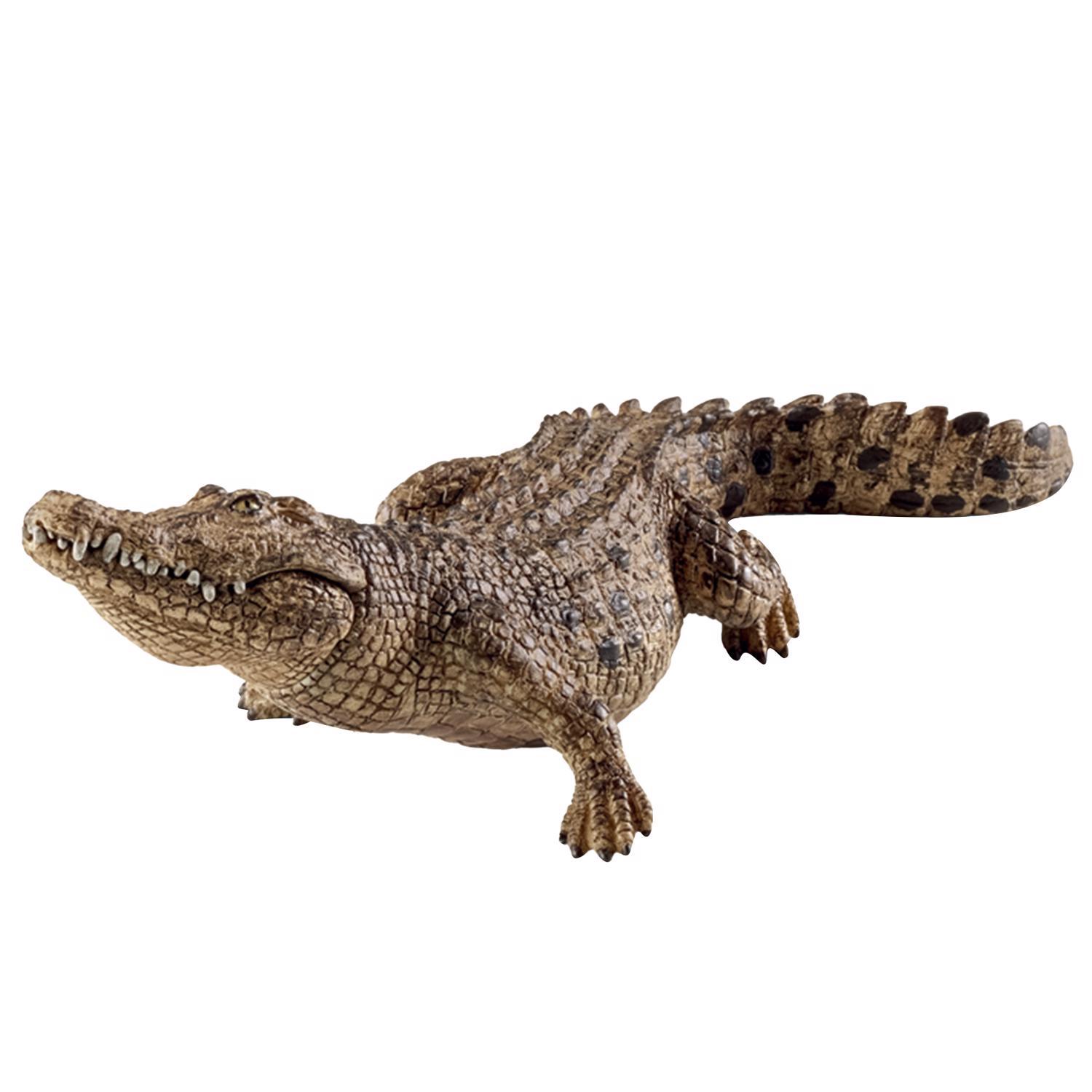 Schleich Wild Life Crocodile Toy Brown Stine Home + Yard The Family