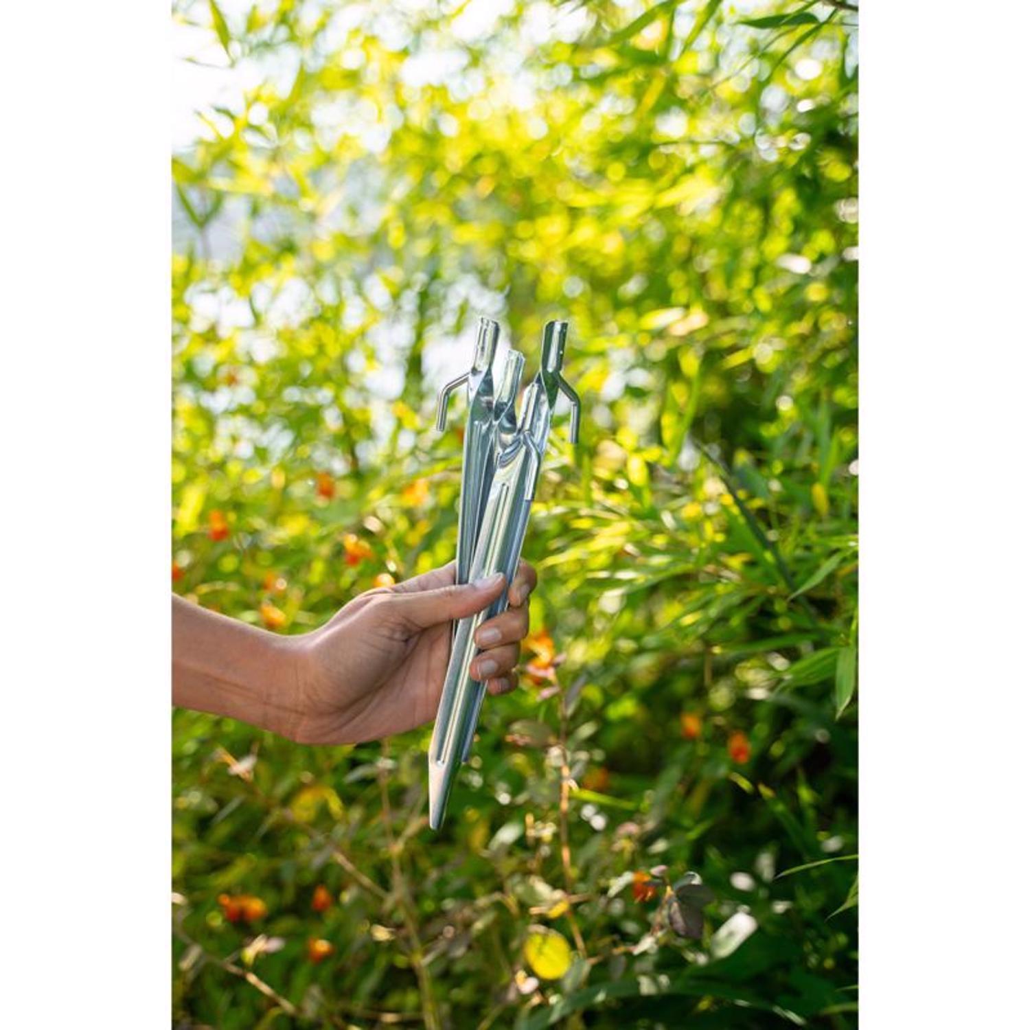 Coghlan's Silver Tent Stakes 0.625 in. W X 9 in. L 1 pk