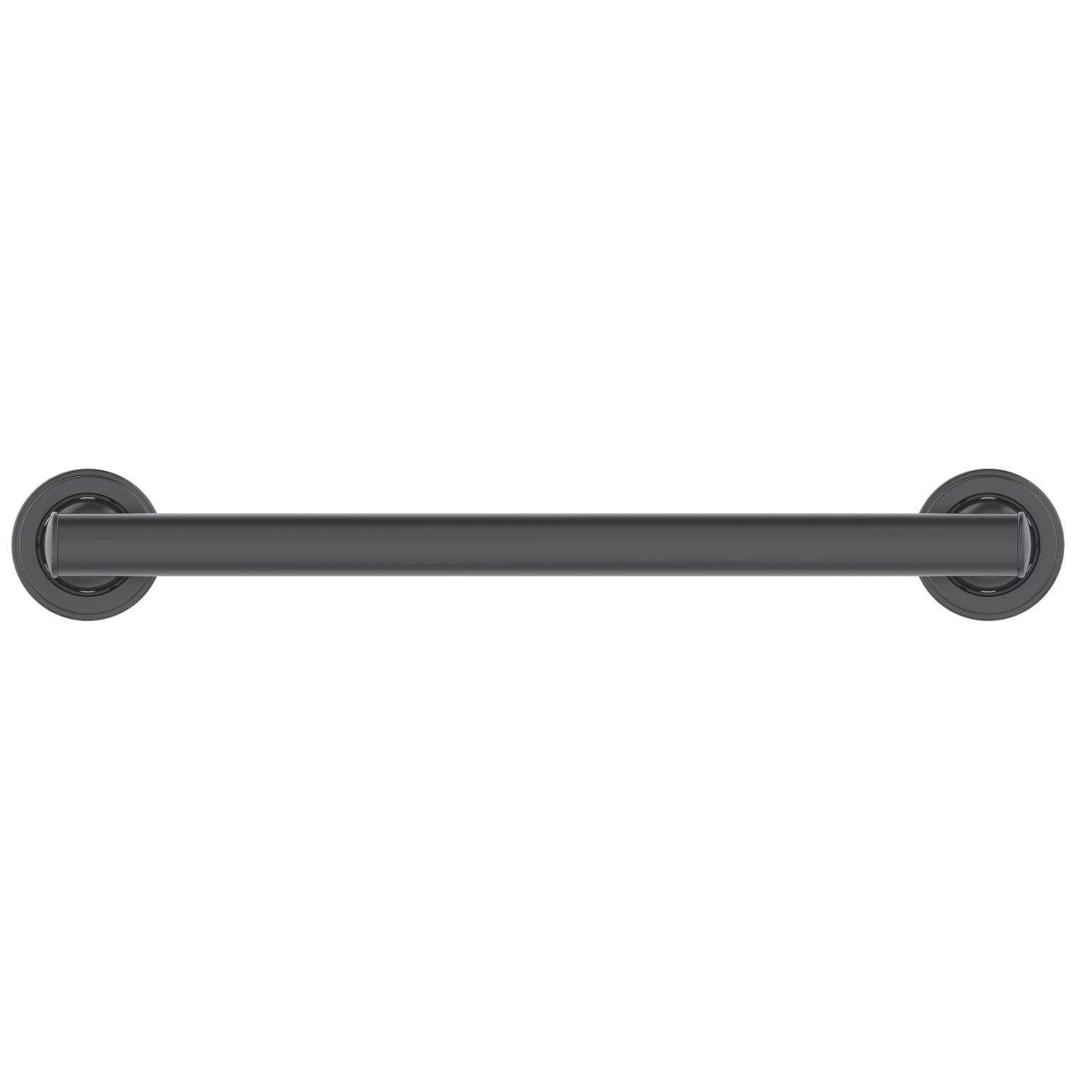 Oakbrook Collection 18 in. L ADA Compliant Stainless Steel Grab Bar Matte Black