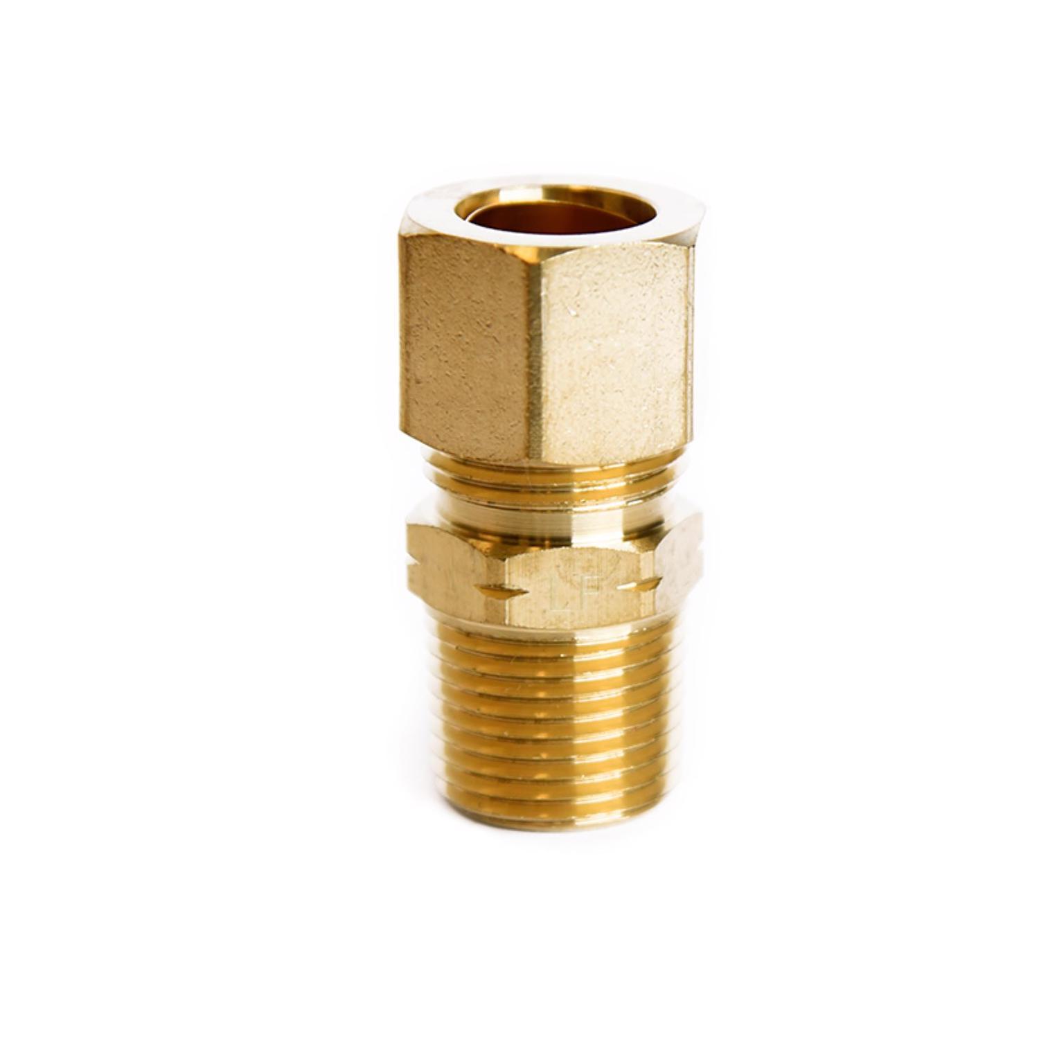 ATC 1/2 in. Compression 3/8 in. D Male Brass Connector