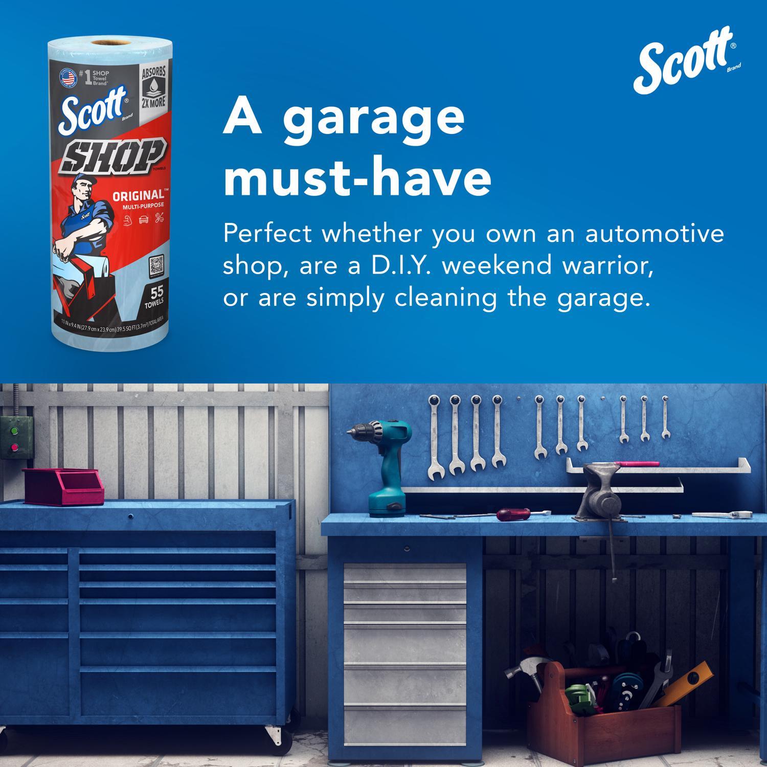 Scott Original Paper Shop Towels 9.4 in. W X 11 in. L 55 pk