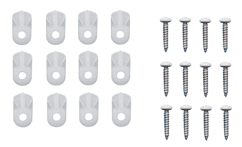 Prime-Line Plastic 0.6 in. L Screen Clip 12