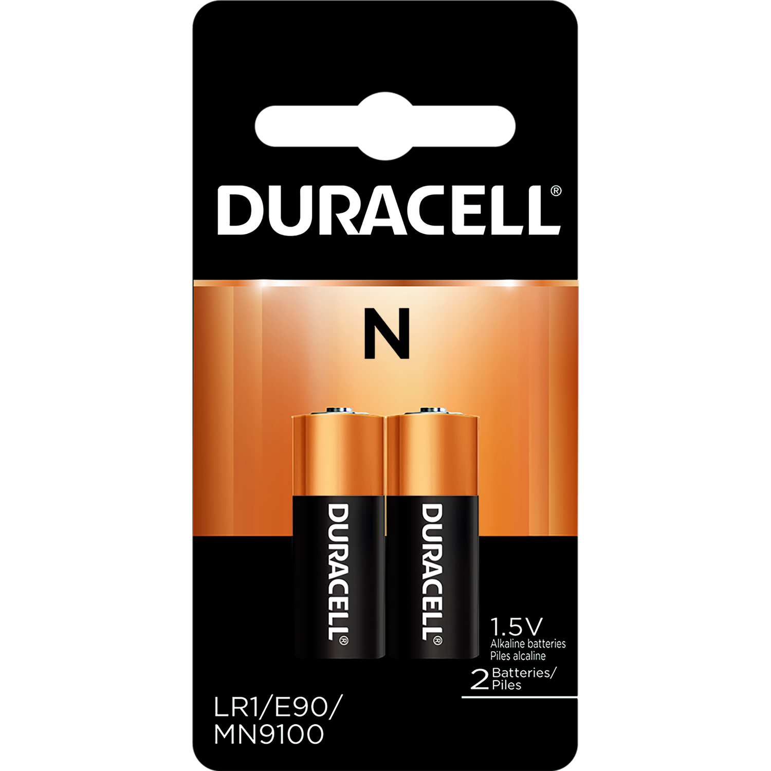 Duracell Alkaline N 1.5 V 0.8 Ah Medical Battery 2 pk