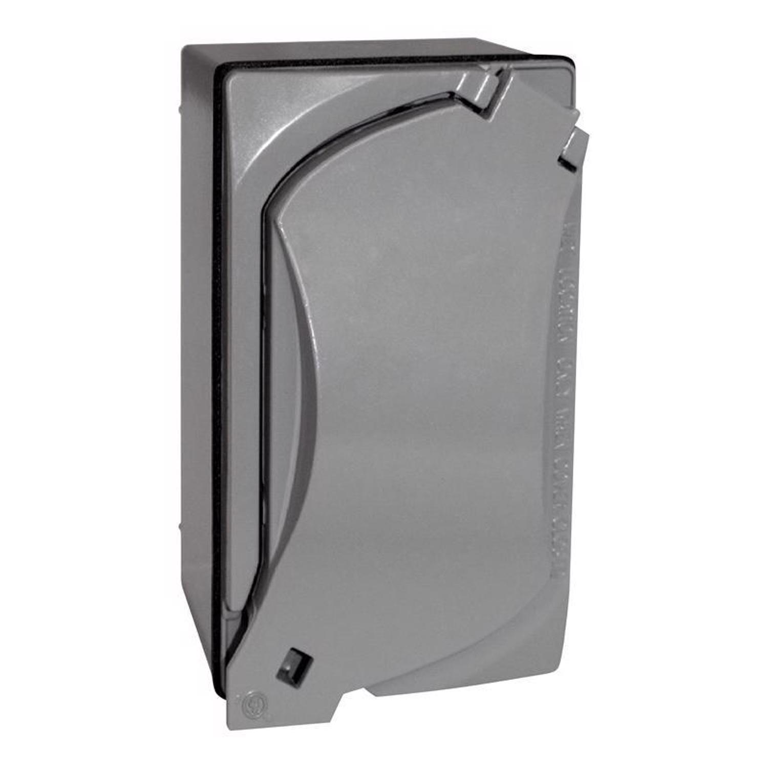 Sigma Engineered Solutions Rectangle Metal 1 gang 4.58 in. H X 2.83 in. W Duplex Outlet Kit
