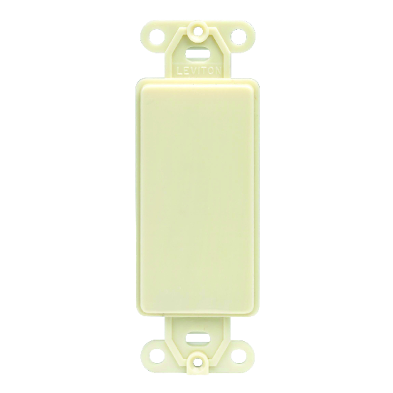 Leviton Decora Ivory 1 gang Nylon GFCI/Rocker Wall Plate 1 pk