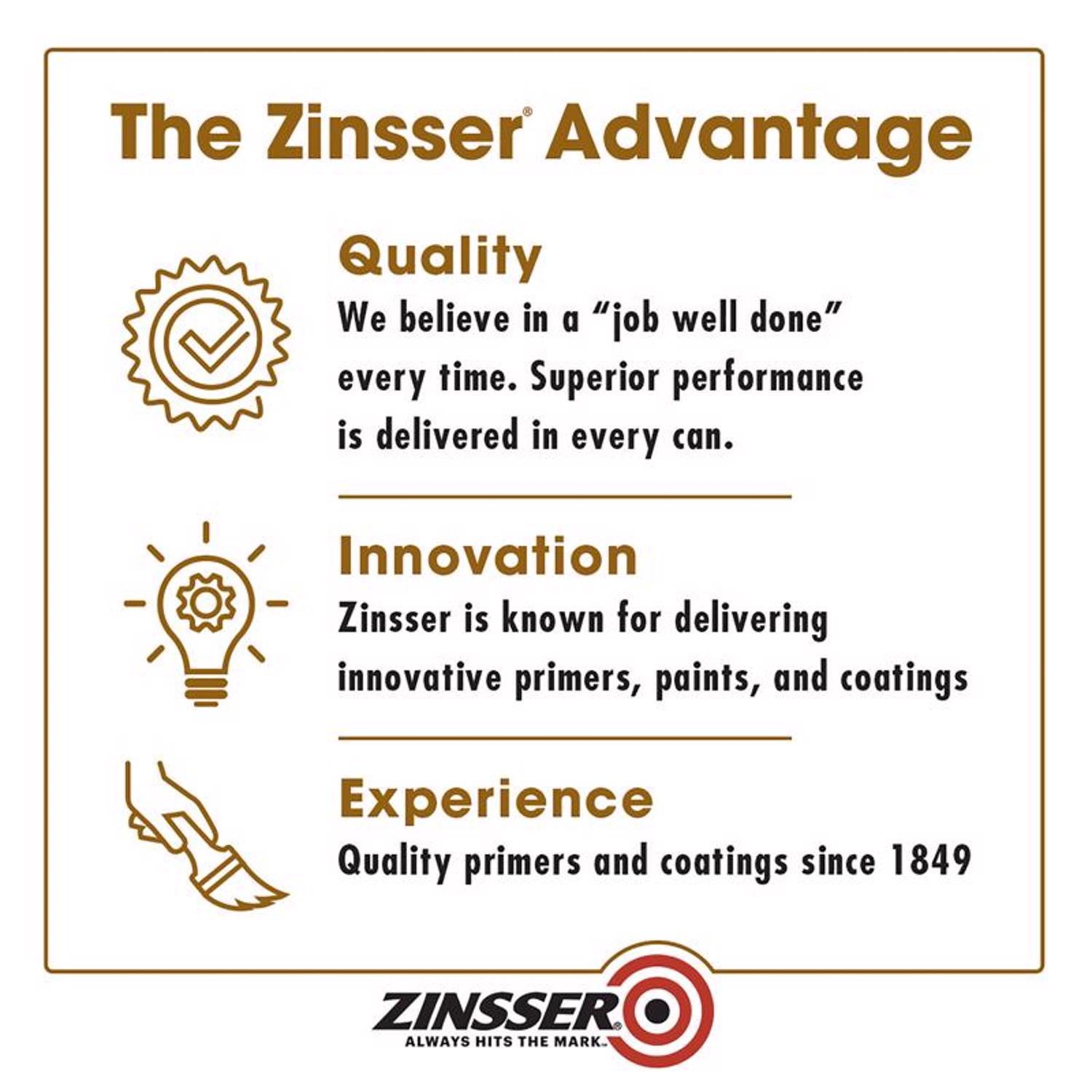 Zinsser Cover Stain White Oil-Based Alkyd Primer and Sealer 1 qt