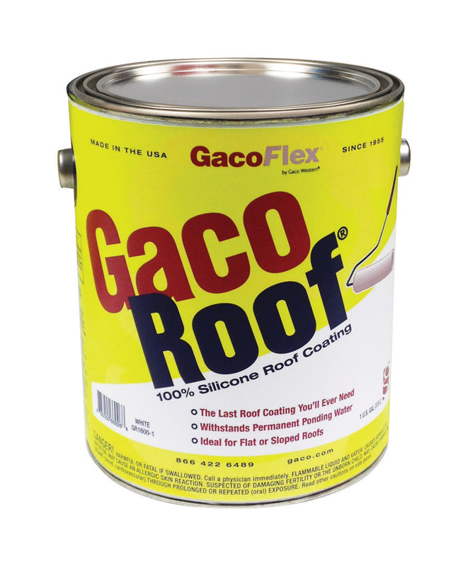 GACO Silicone Roof Coating White 1gal