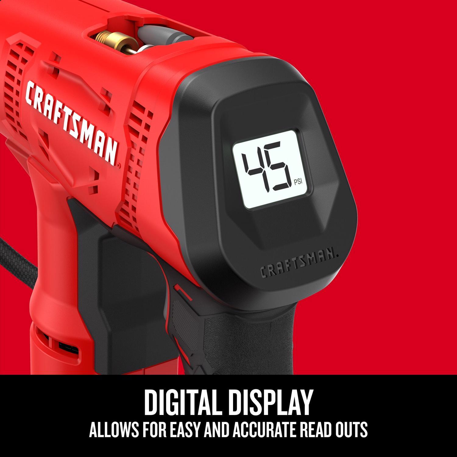 Craftsman V20 150 psi Cordless Inflator