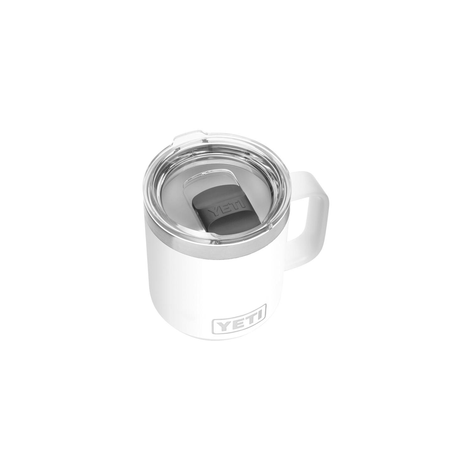 YETI Rambler 10 oz White BPA Free Mug with MagSlider Lid
