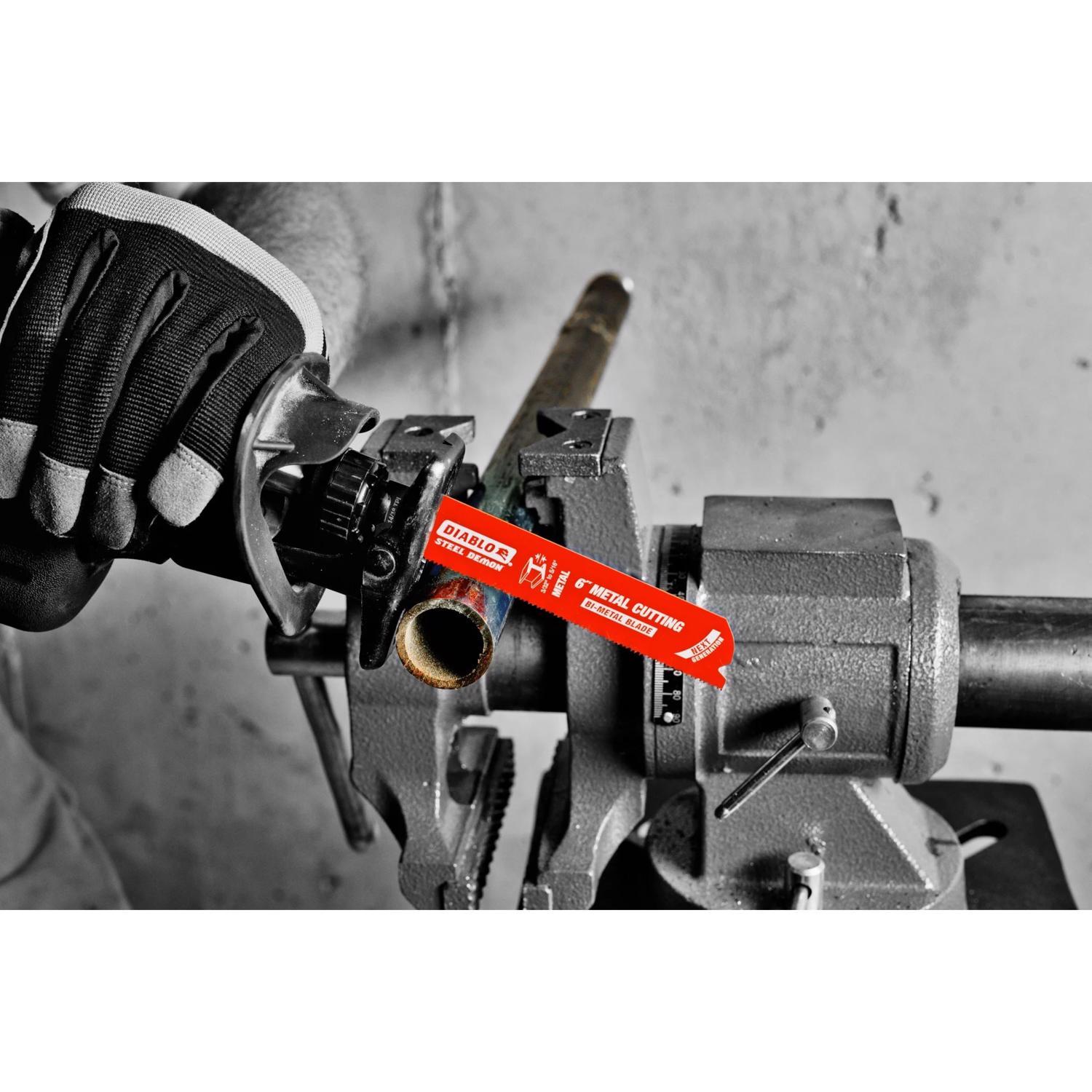 Diablo 6 in. Bi-Metal Medium Metal Reciprocating Saw Blade 14/18 TPI 5 pk