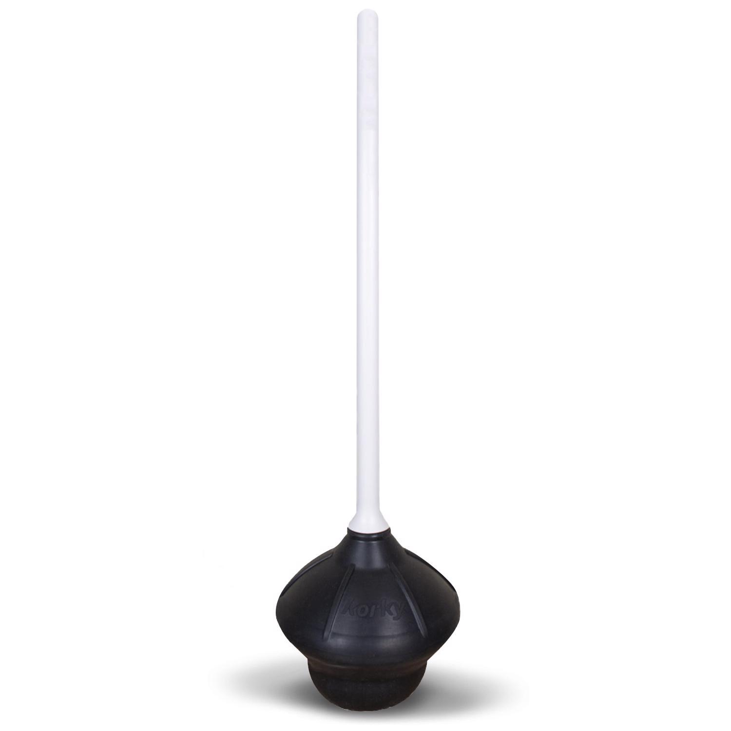 Korky Toilet Plunger 18 in. L X 6 in. D