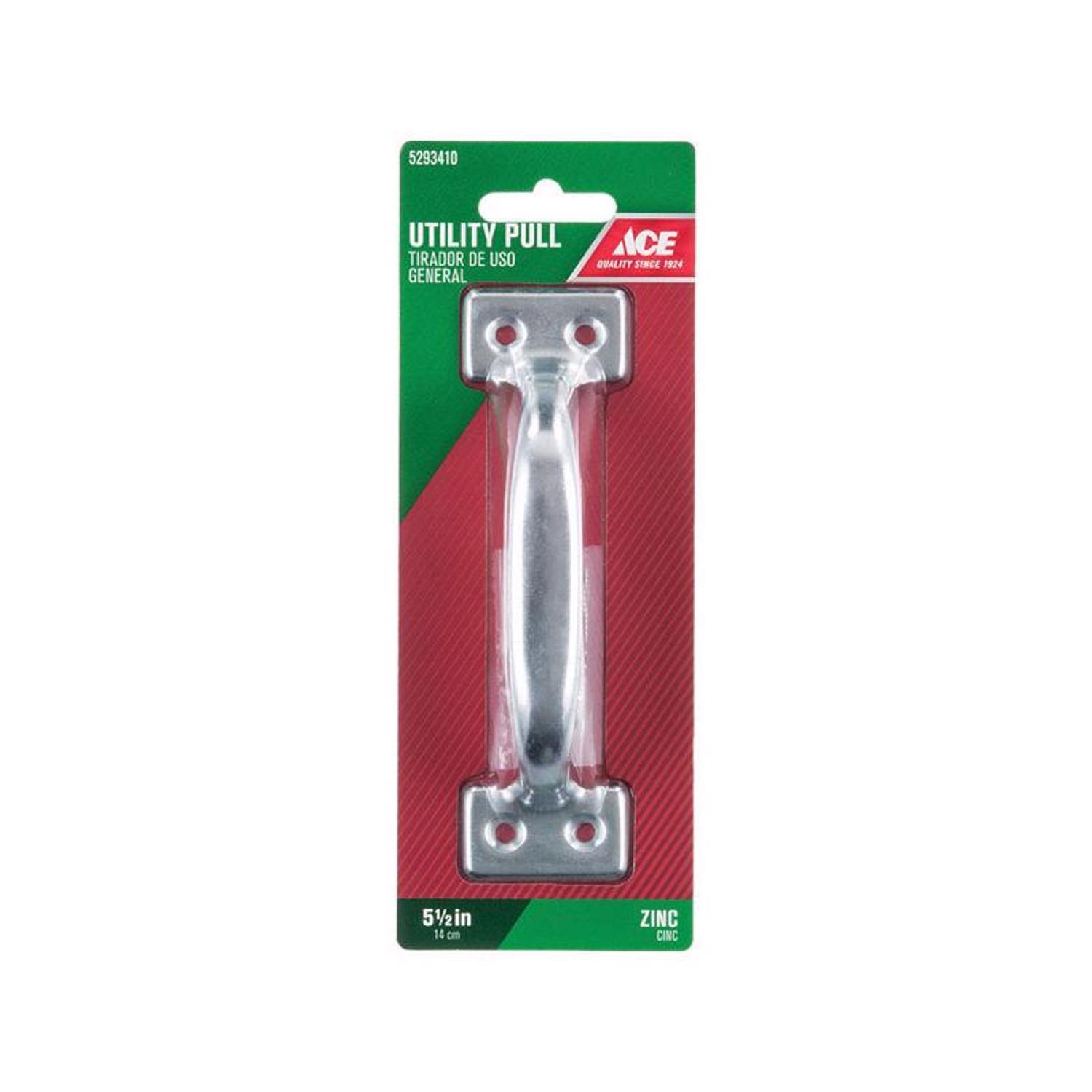 Ace 5.5 in. L Zinc-Plated Silver Steel Utility Pull