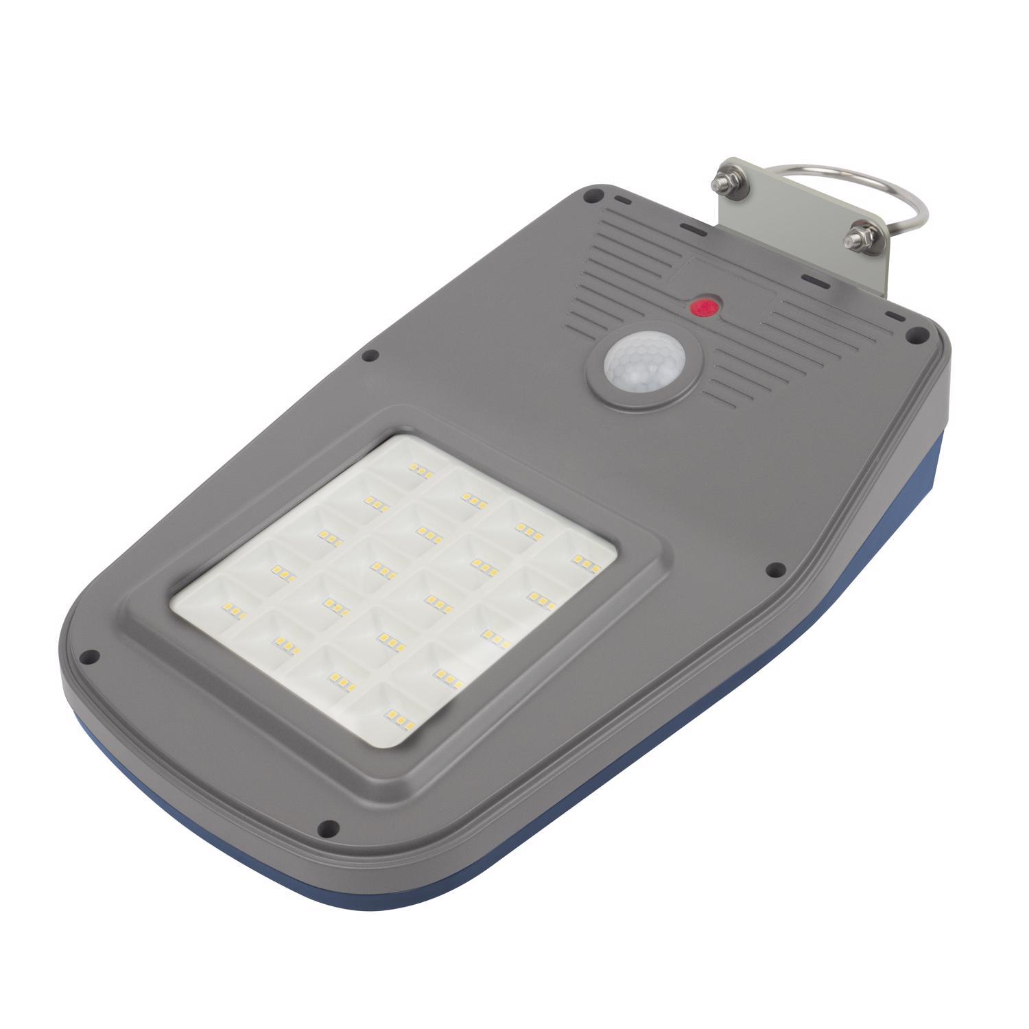 Wagan Tech Motion-Sensing Solar Powered LED Blue/Gray Security Light