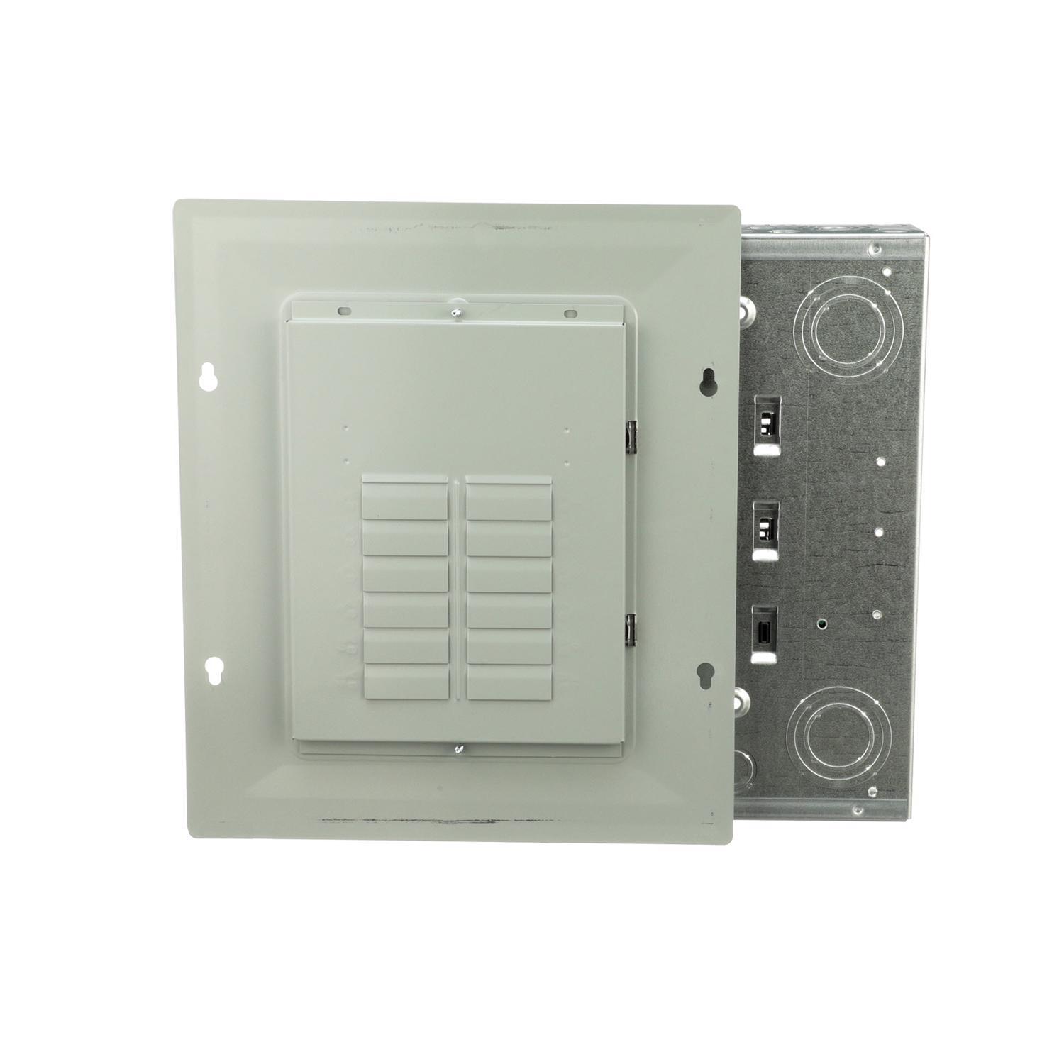 Eaton 125 amps 120/240 V 12 space 24 circuits Combination Mount Main Lug Load Center