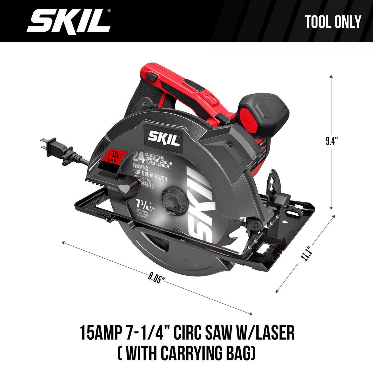 SKIL 15 amps 7-1/4 in. Corded Brushed Circular Saw