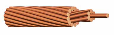 Southwire 500 ft. 8/1 Solid Bare Copper Ground Wire Copper - Sold by the foot