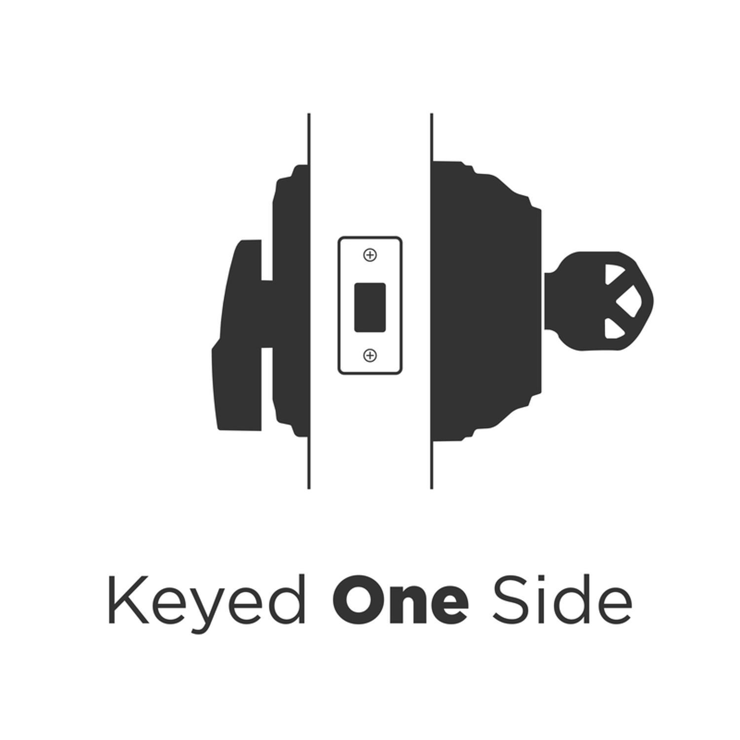 Kwikset SmartKey Satin Nickel Steel Deadbolt