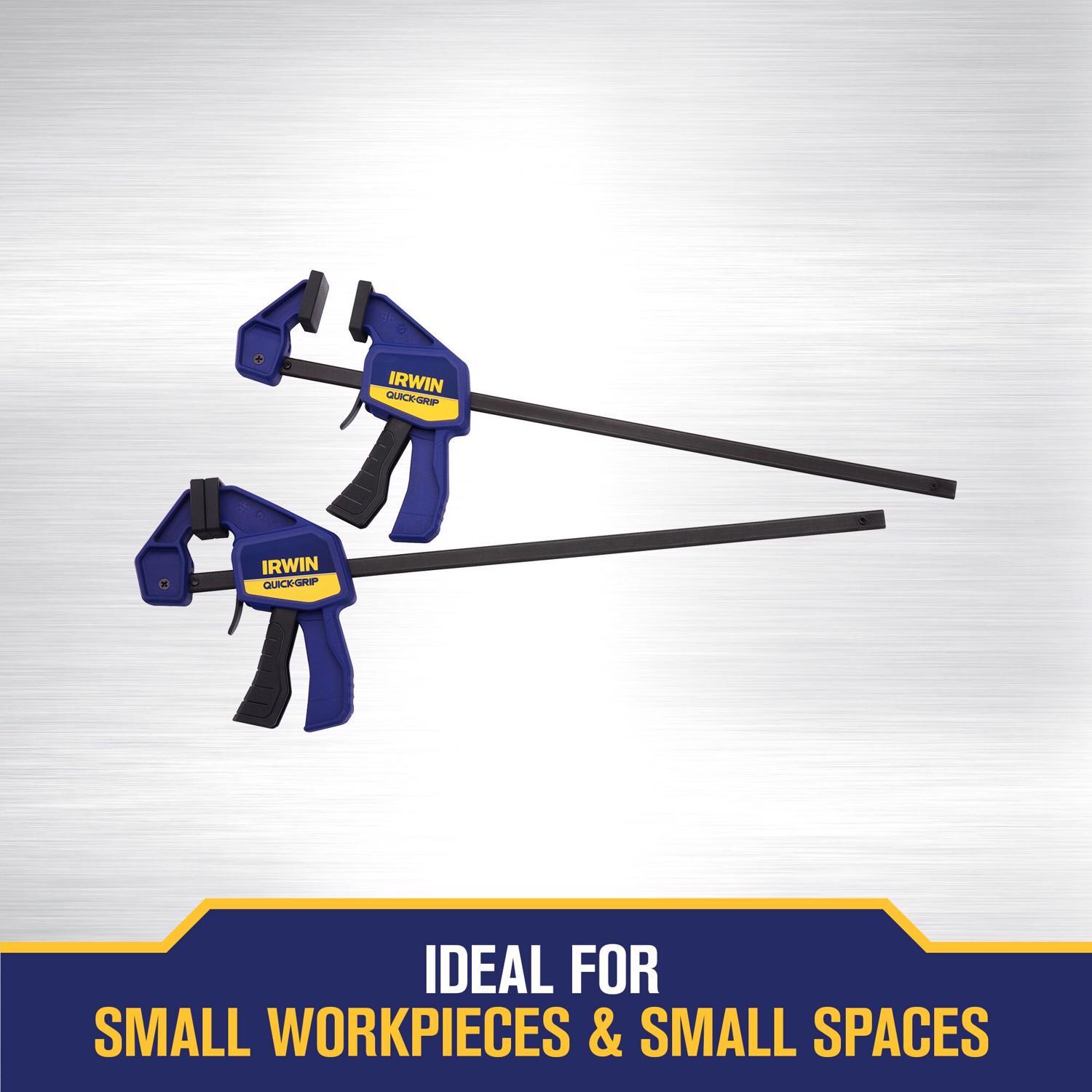 Irwin Quick-Grip 12 in. X 2-7/16 in. D Bar Clamp 100 lb