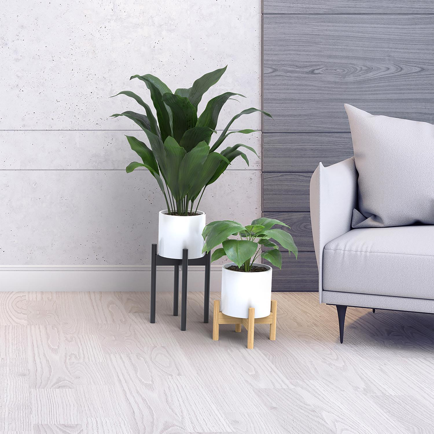 Panacea 15 in. H Assorted Wood Plant Stand Stine Home + Yard The