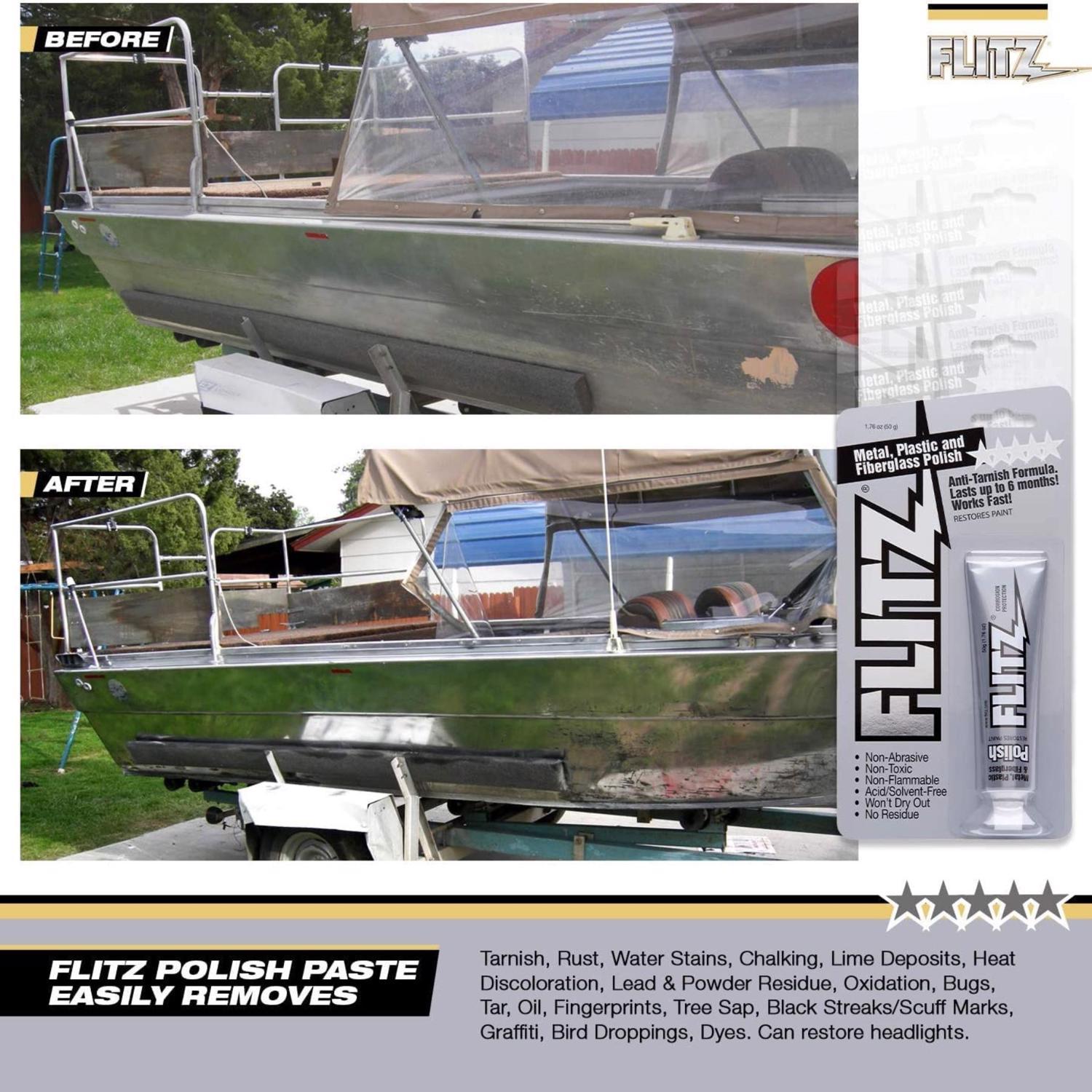 Flitz No Scent Metal Polish 50 gm Cream